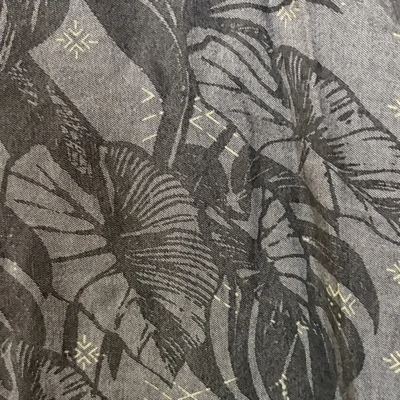 Sleeveless V-Neck Maxi Dress in Charcoal with Subtle Floral Print - Picture 3 of 6